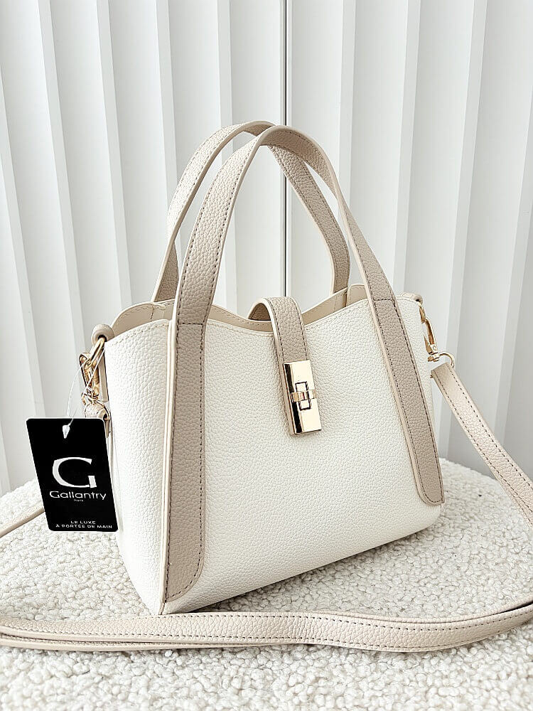 Gallantry torebka mini shopperka jasnobeżowa