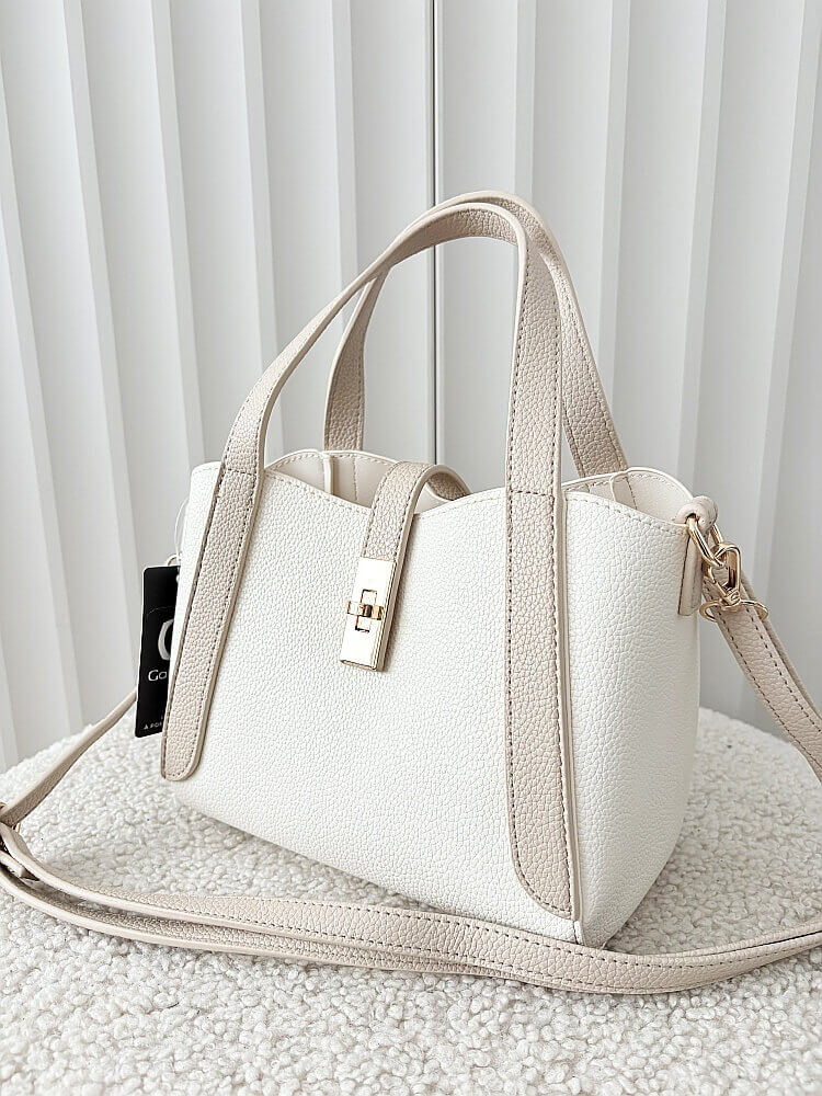 Gallantry torebka mini shopperka jasnobeżowa