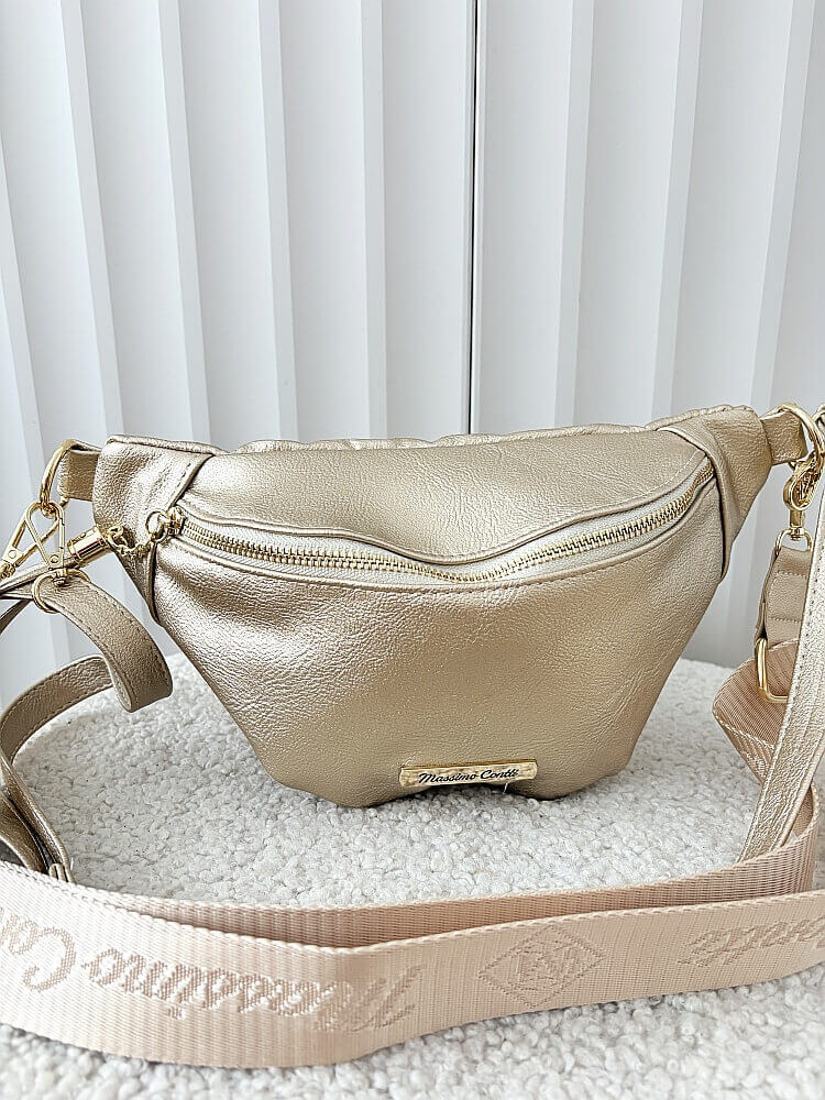 Massimo Contti torebka nerka złota