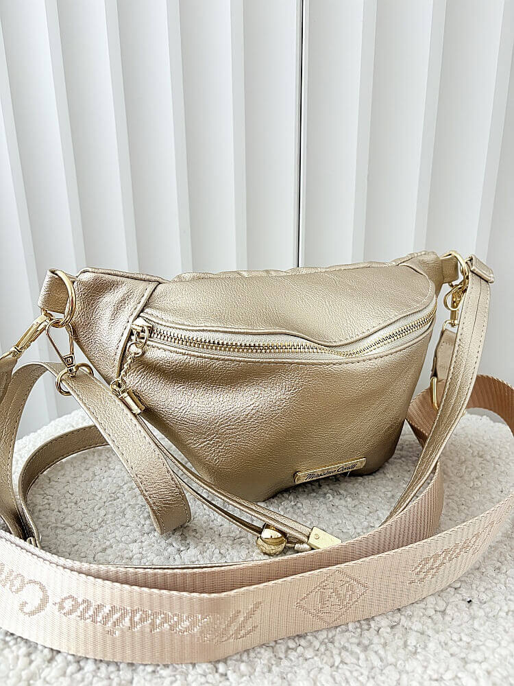 Massimo Contti torebka nerka złota