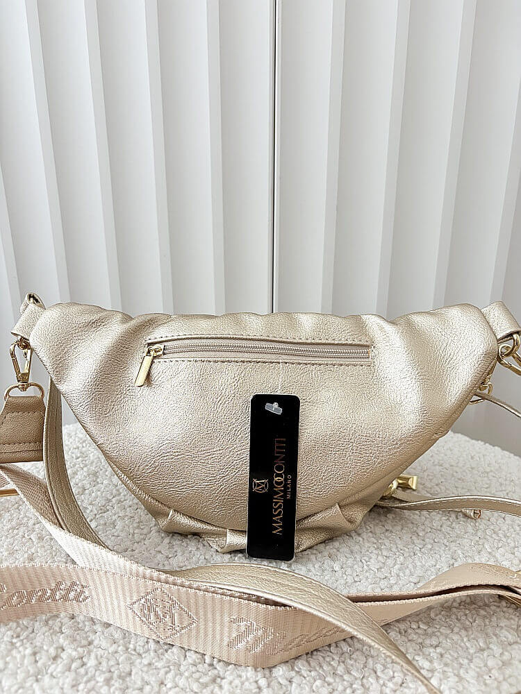 Massimo Contti torebka nerka złota