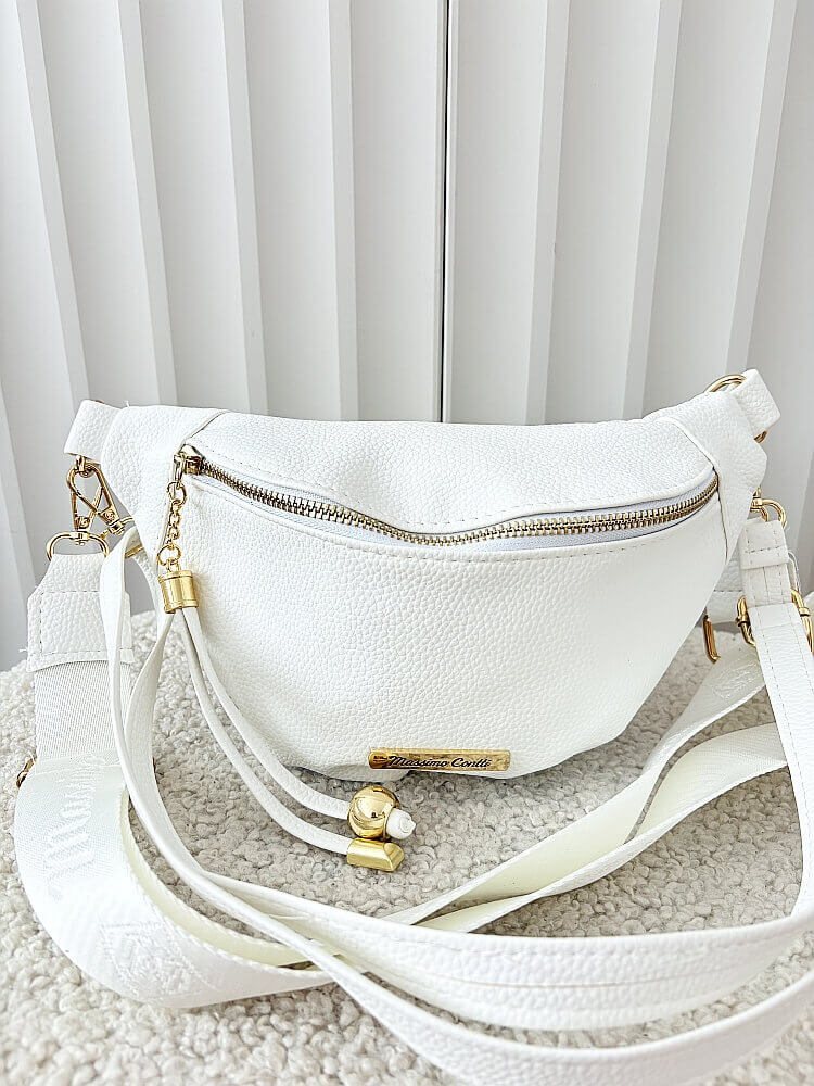 Massimo Contti torebka nerka biała