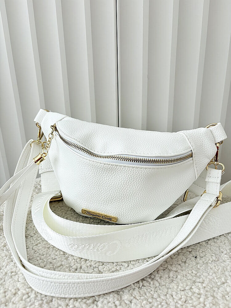 Massimo Contti torebka nerka biała