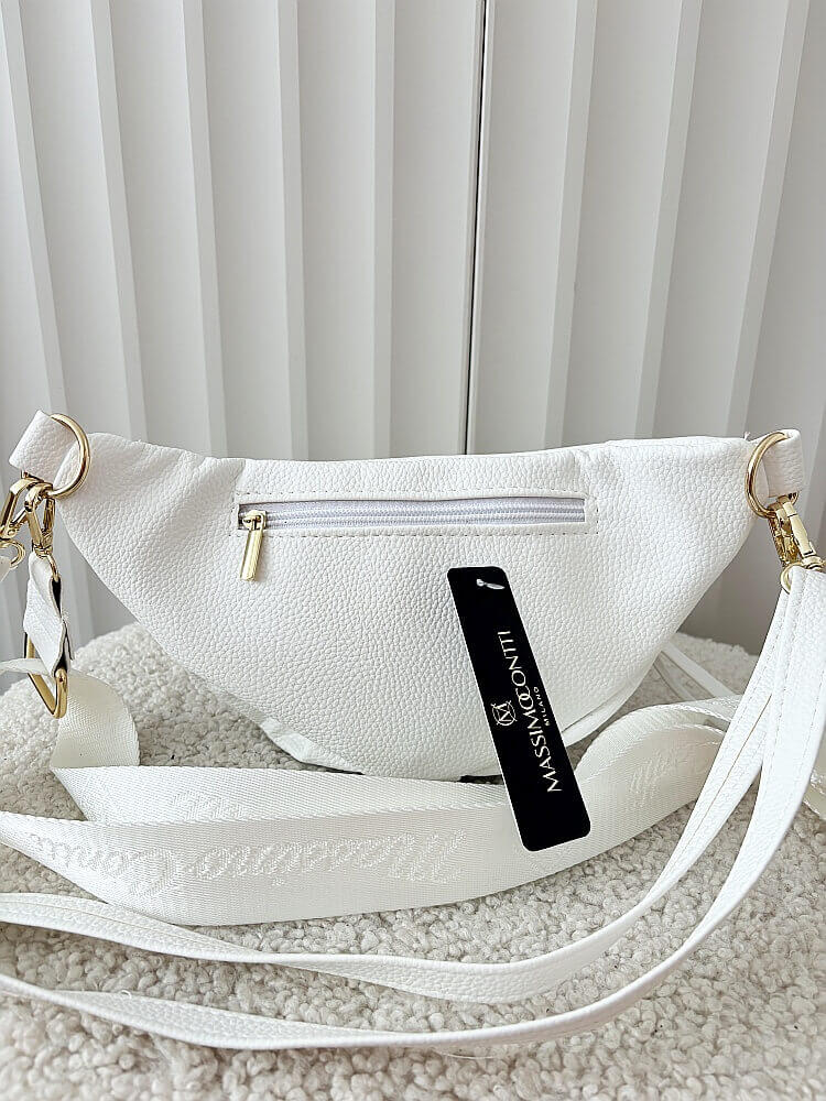 Massimo Contti torebka nerka biała