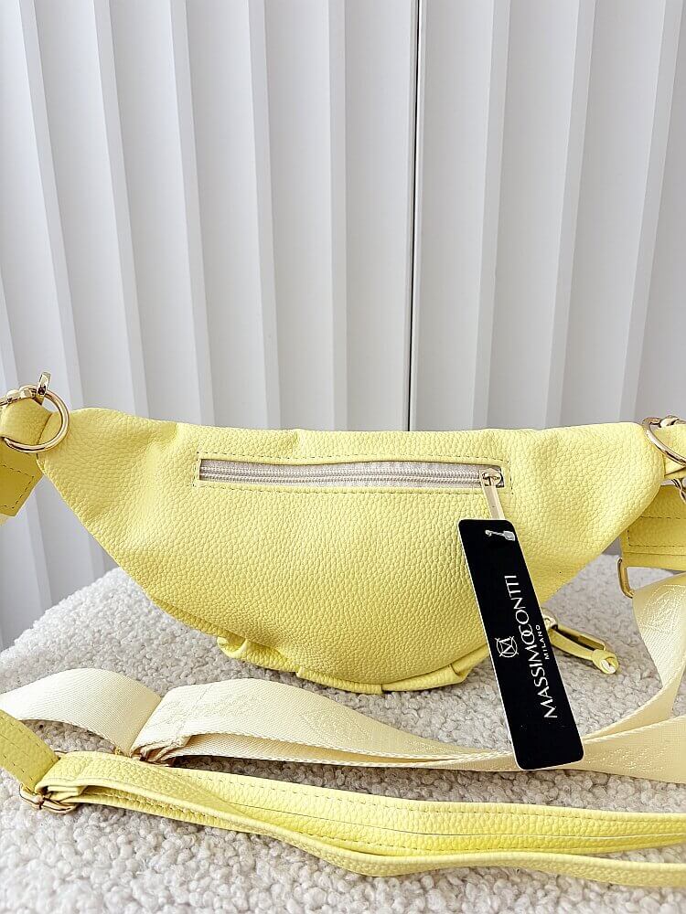 Massimo Contti torebka nerka żółta