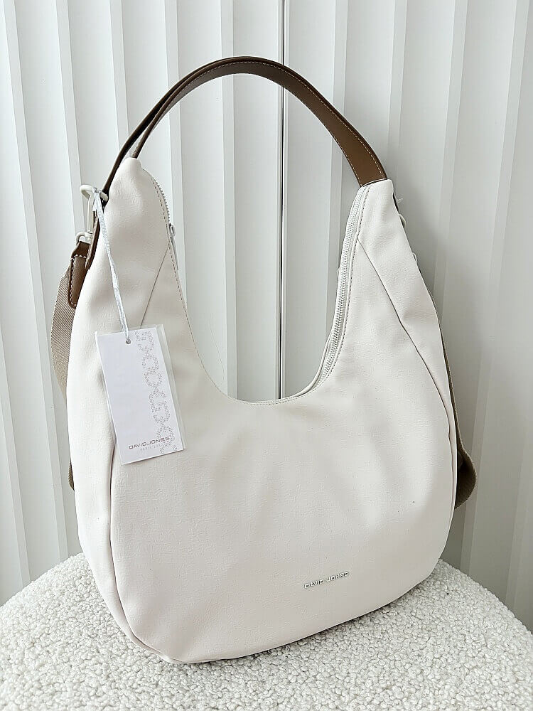 David Jones torebka shopper na ramię ecru