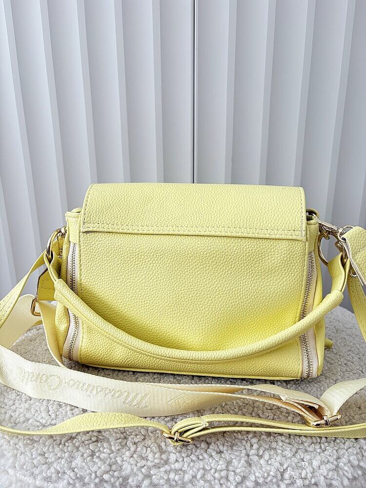 Massimo Contti listonoszka żółta zip z klapką serduszko