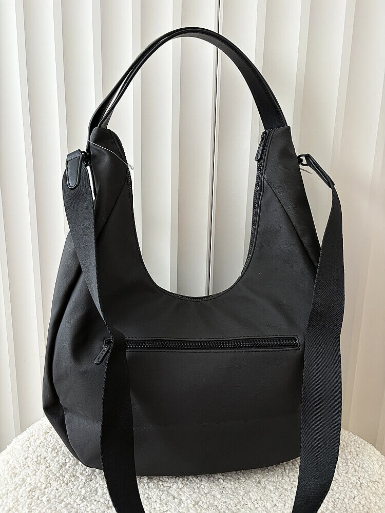 David Jones torebka shopper na ramię czarna