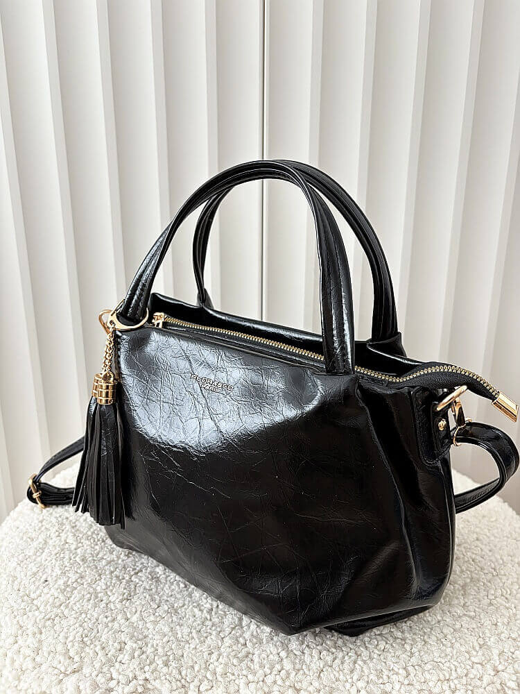 Flora&Co torebka mini shopperka czarna
