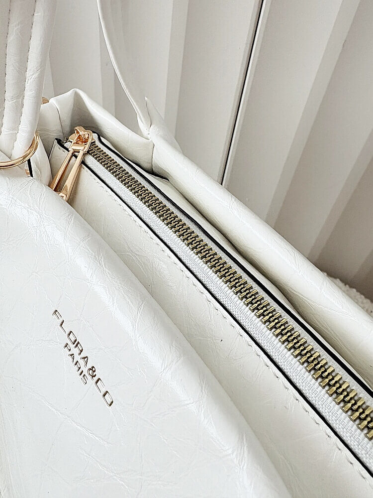 Flora&Co torebka mini shopperka biała