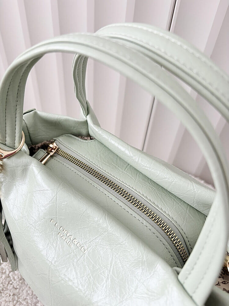 Flora&Co torebka mini shopperka zielona