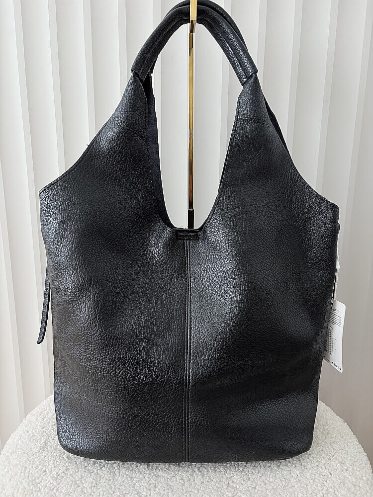 Maxfly torebka shopper na ramię i listonoszka 2w1 czarna