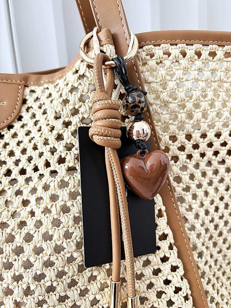 Flora&Co torebka shopper koszyk beżowa