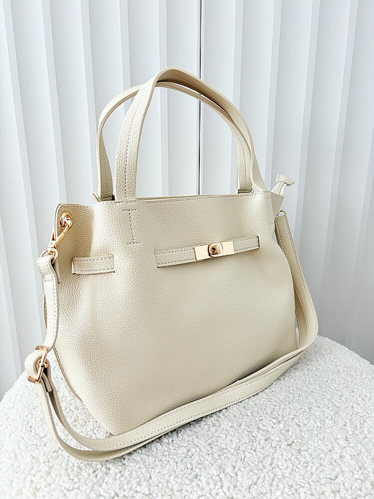 Gallantry torebka shopper beżowa