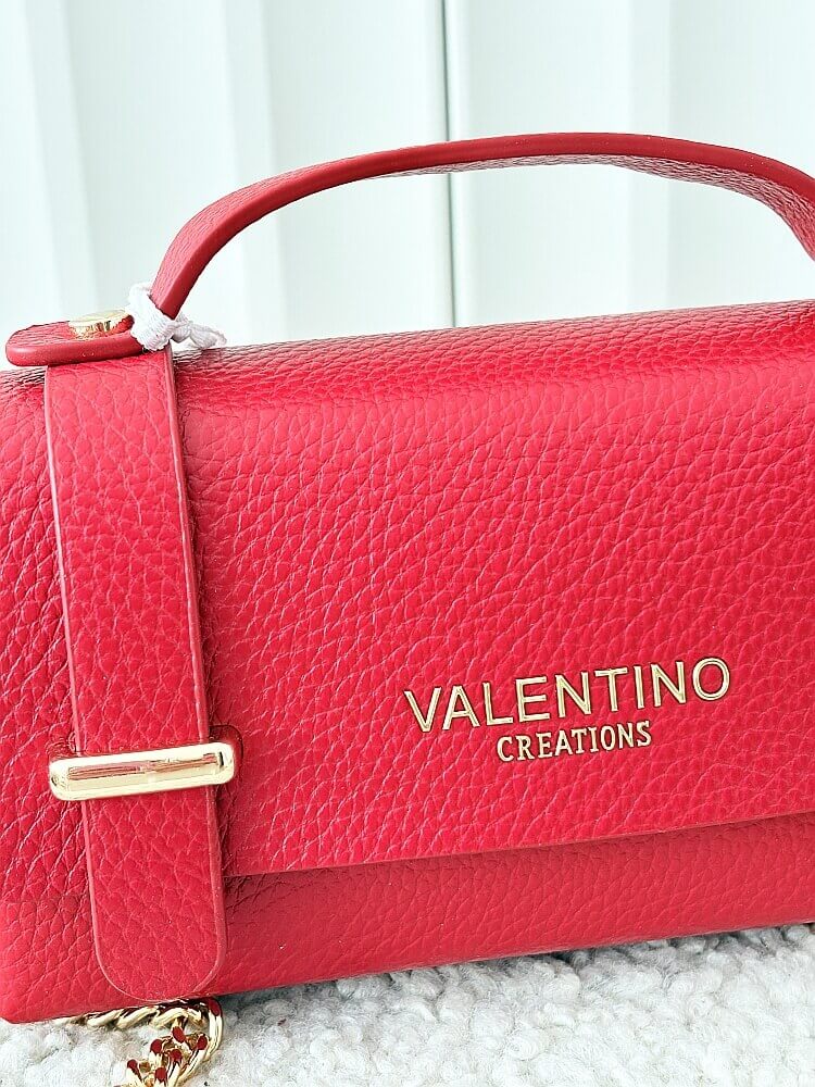 Valentino Creations torebka mini listonoszka czerwona