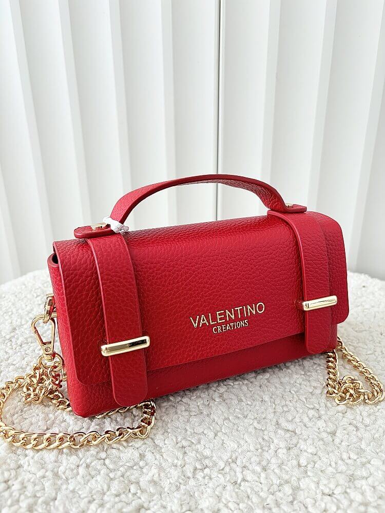 Valentino Creations torebka mini listonoszka czerwona