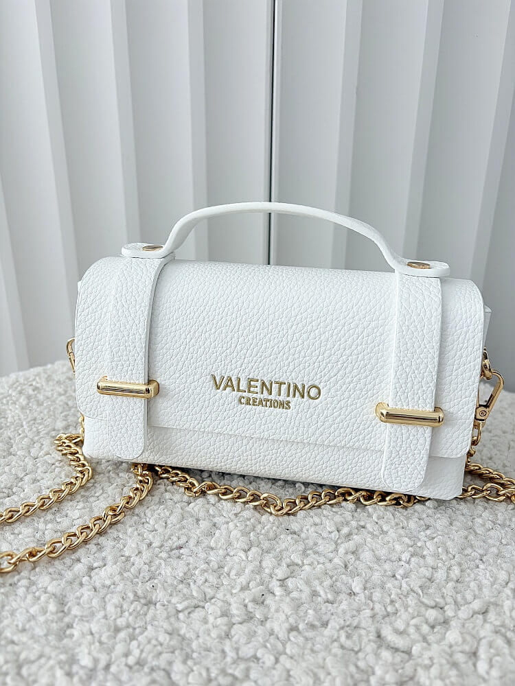 Valentino Creations torebka mini listonoszka biała