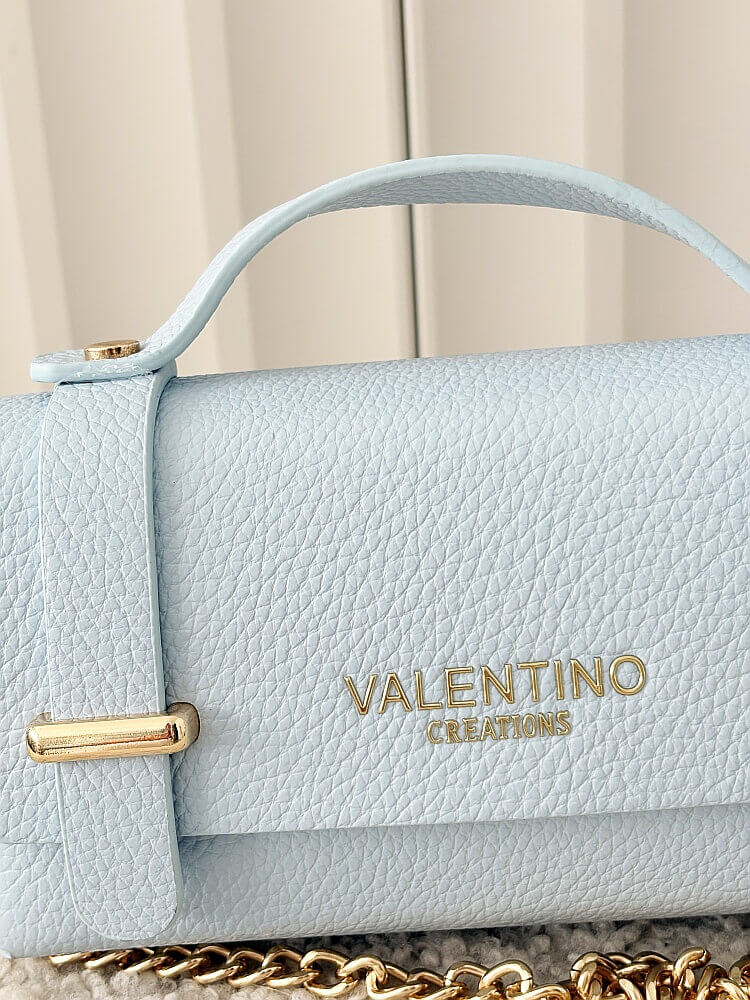 Valentino Creations torebka mini listonoszka niebieska