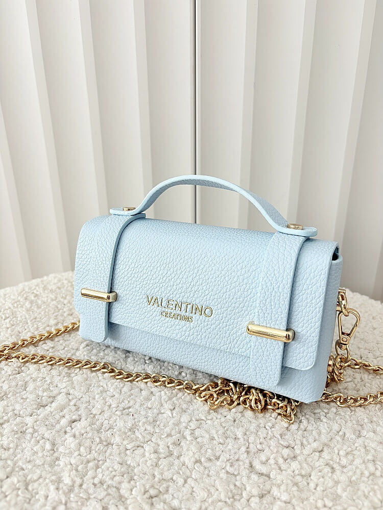 Valentino Creations torebka mini listonoszka niebieska
