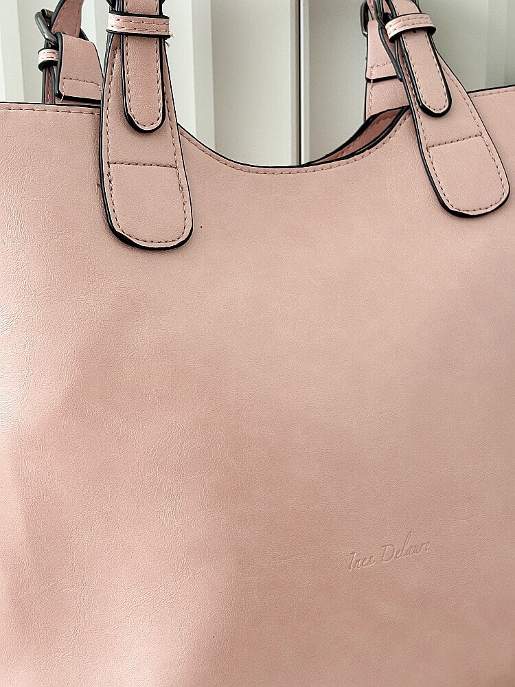 Ines Delaure torebka shopper różowa