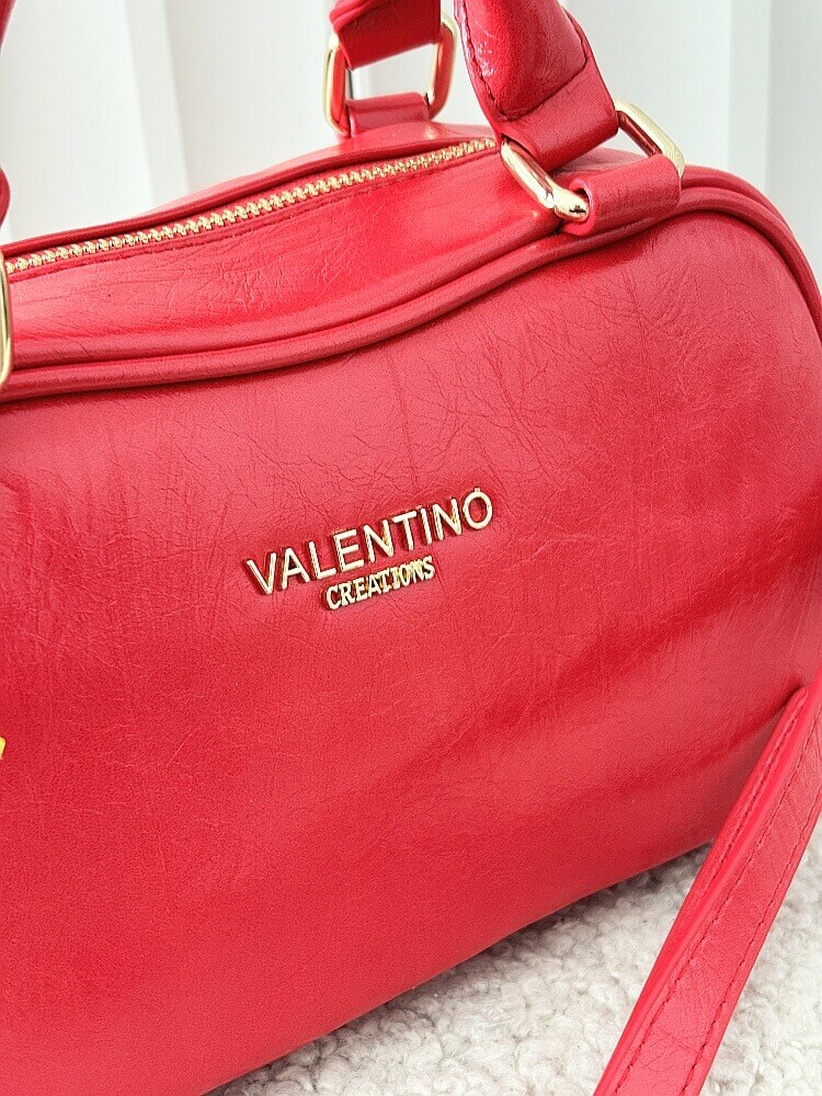 Valentino Creations torebka kuferek czerwona