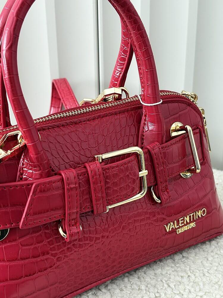 Valentino Creations torebka kuferek czerwona design