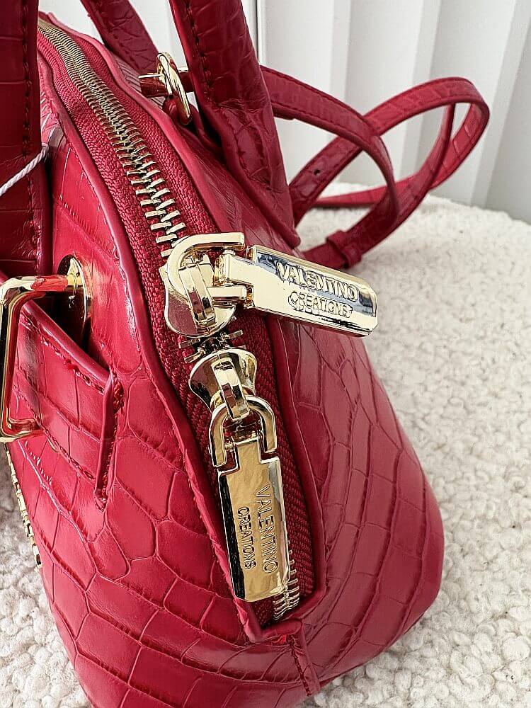 Valentino Creations torebka kuferek czerwona design