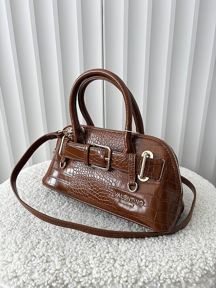 Valentino Creations torebka kuferek camelowa design