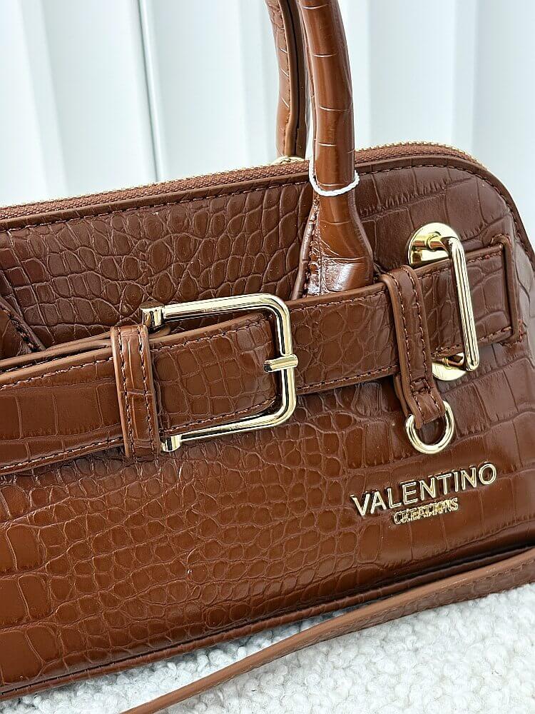 Valentino Creations torebka kuferek camelowa design
