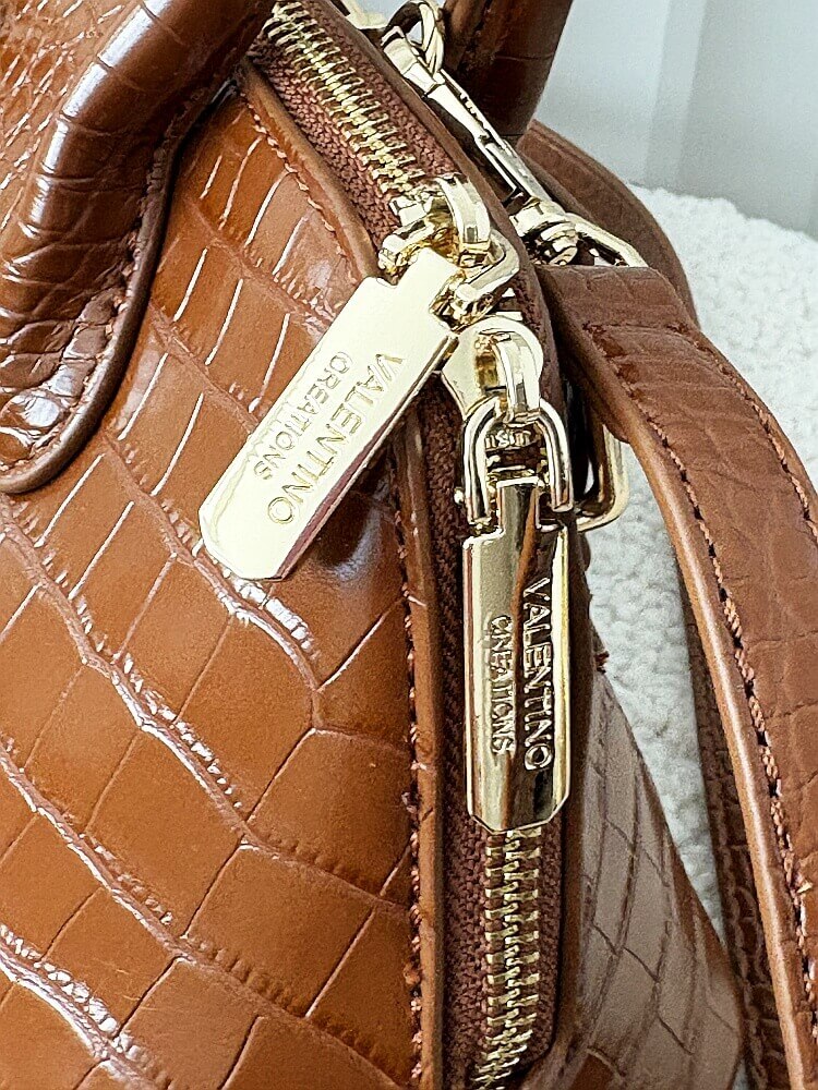 Valentino Creations torebka kuferek camelowa design