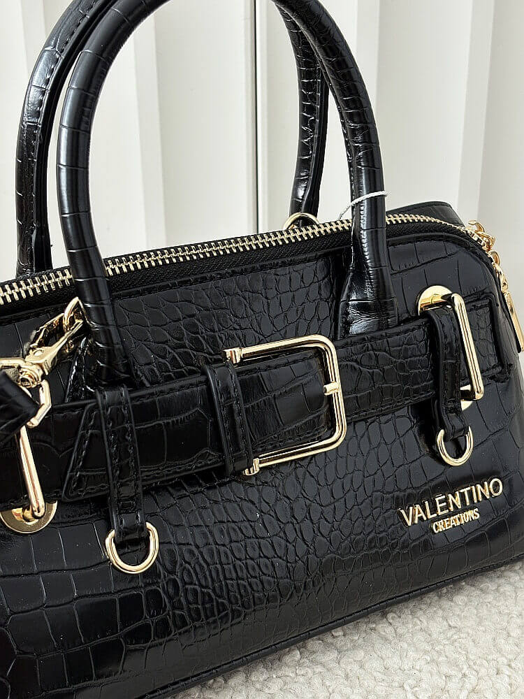 Valentino Creations torebka kuferek czarna design