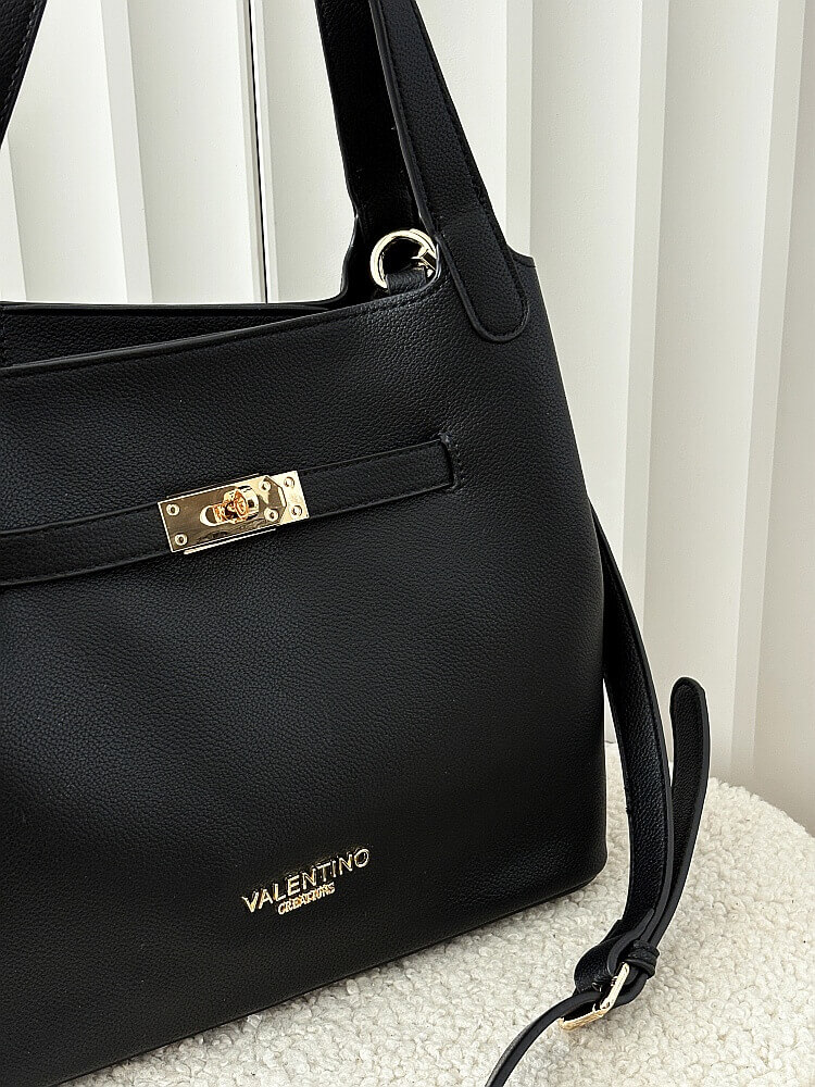 Valentino Creations torebka shopperka czarna
