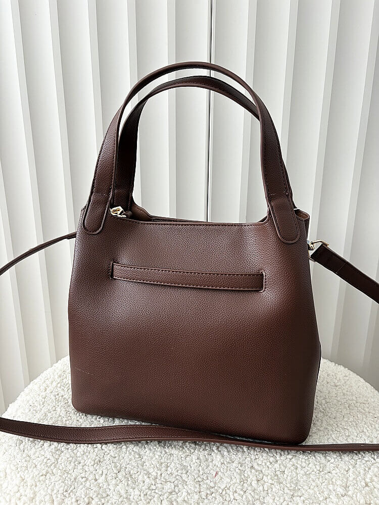 Valentino Creations torebka shopperka brązowa