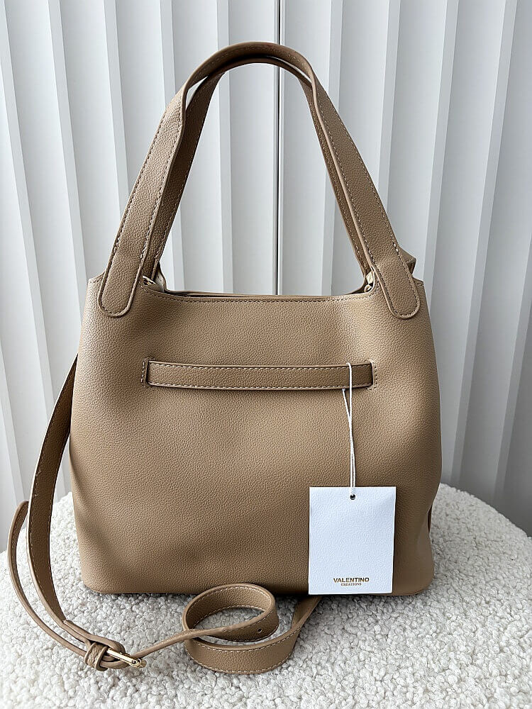 Valentino Creations torebka shopperka beżowa