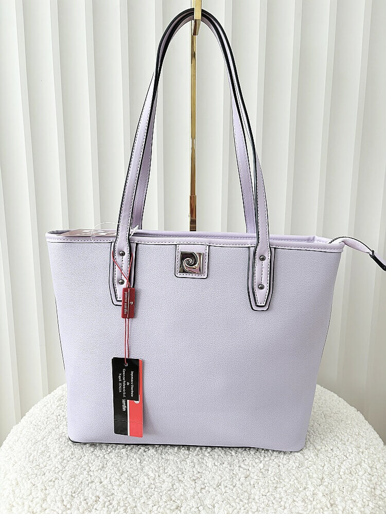 Pierre Cardin torba shopper fioletowa