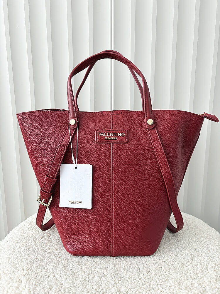Valentino Creations torebka shopperka czerwona