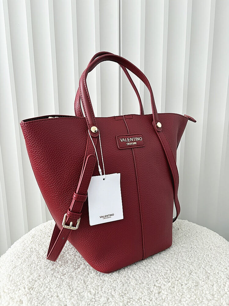 Valentino Creations torebka shopperka czerwona