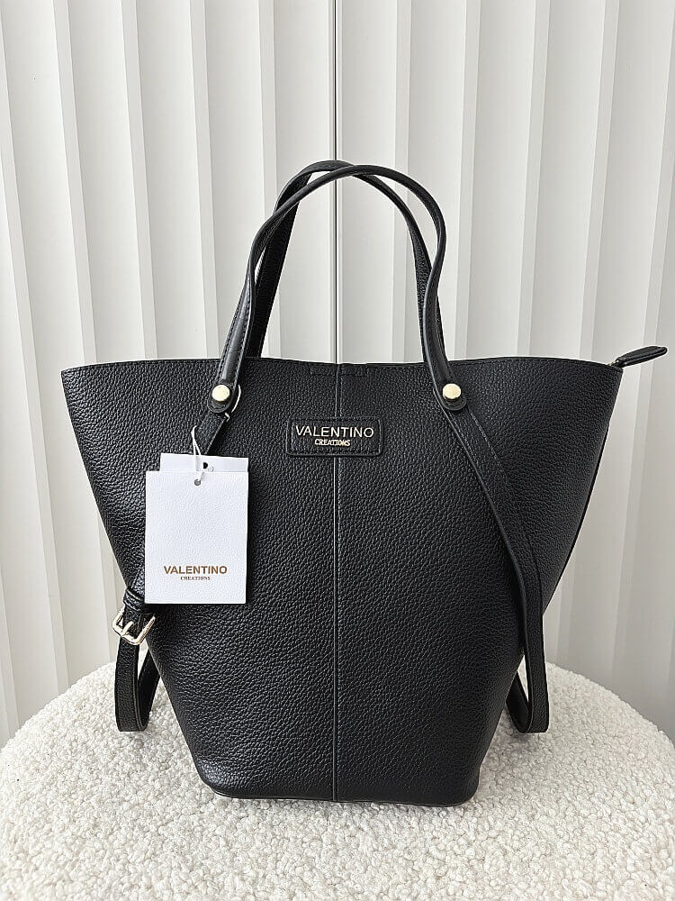 Valentino Creations torebka shopperka czarna