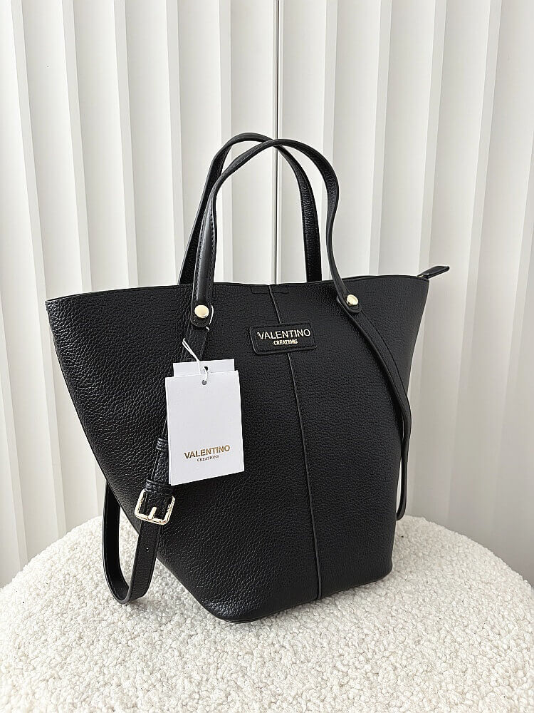 Valentino Creations torebka shopperka czarna