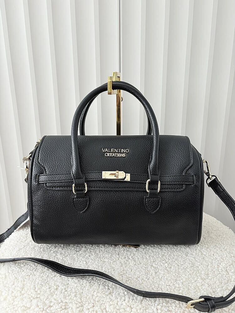 Valentino Creations torebka shopper kuferek czarna