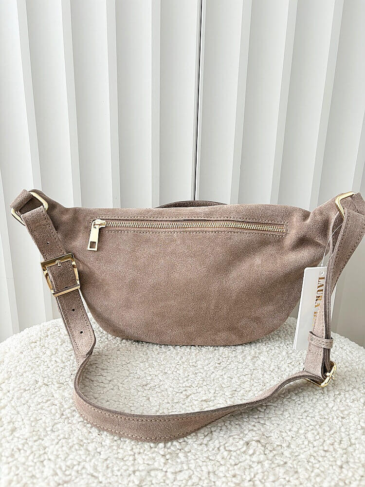 Laura Biaggi nerka maxi zamszowa taupe