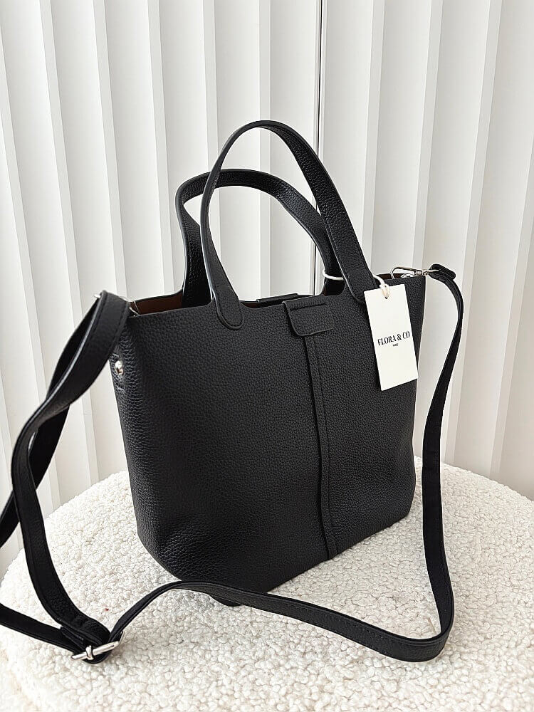 Flora&Co torebka mini shopper czarna