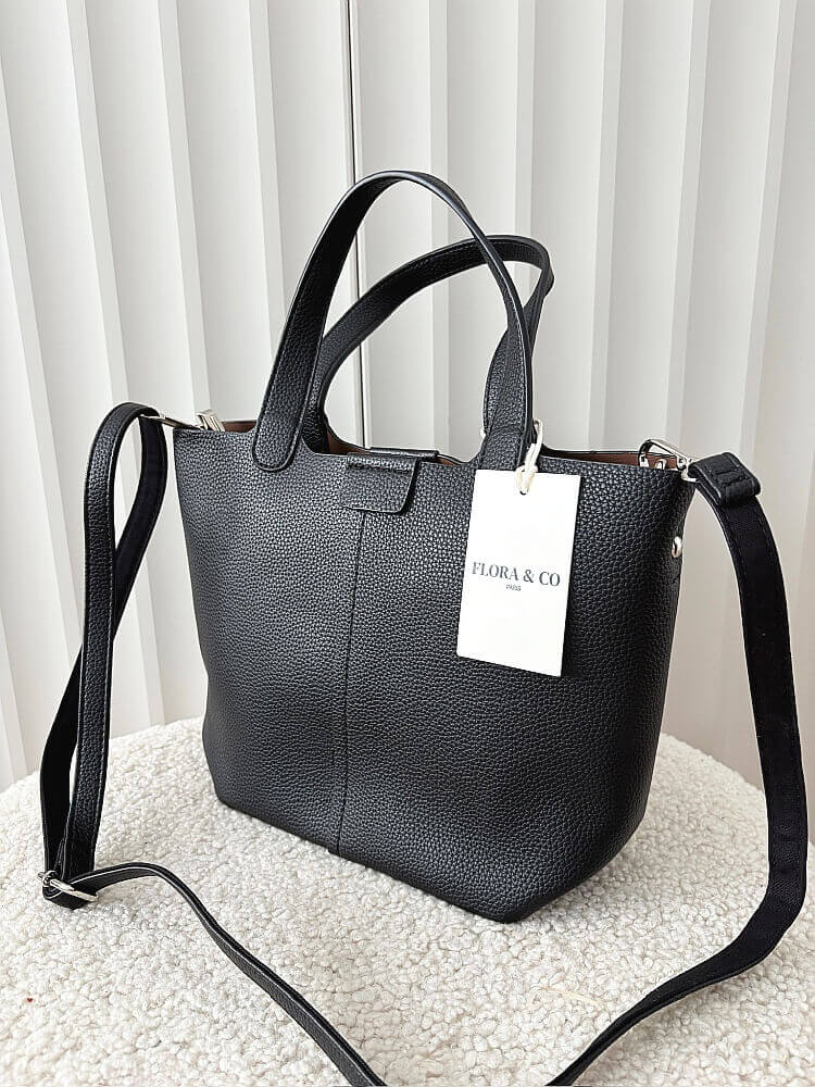 Flora&Co torebka mini shopper czarna