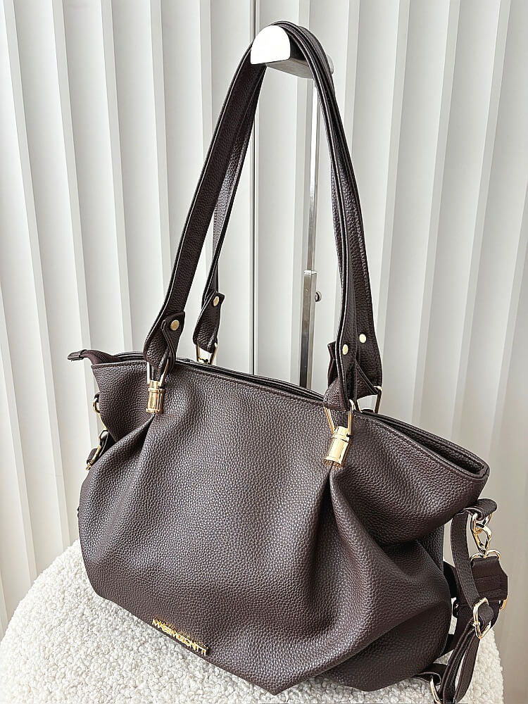 Massimo Contti torba shopper czekoladowa