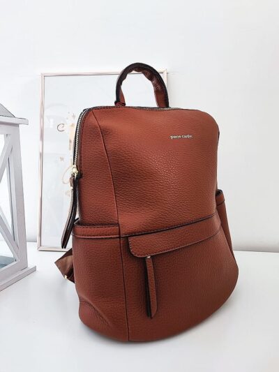 Pierre Cardin plecak camelowy