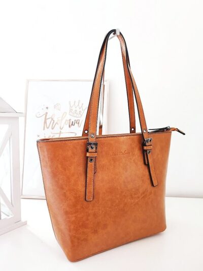 shopperka camelowa Ines Delaure