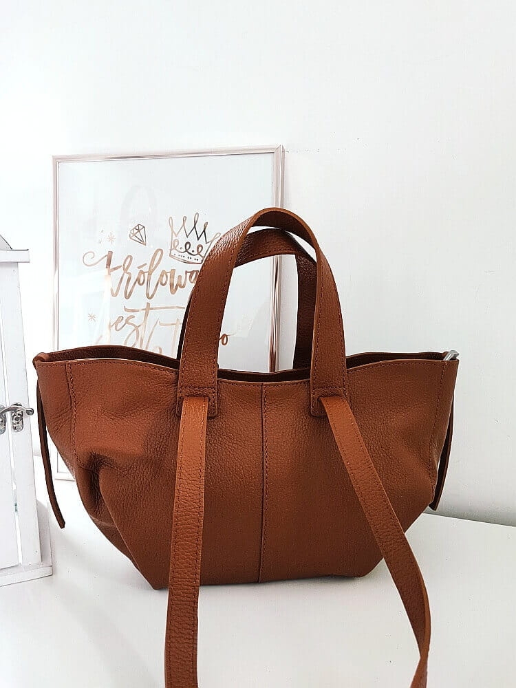camelowa mini shopperka