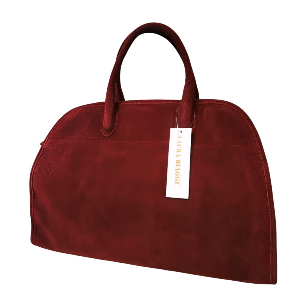 Laura Biaggi bordowa shopperka