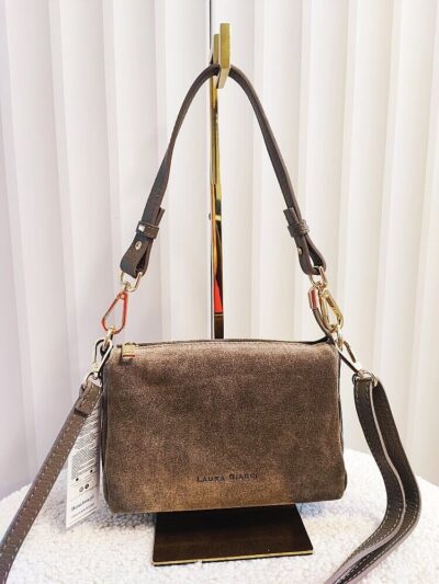 torba zamszowa taupe
