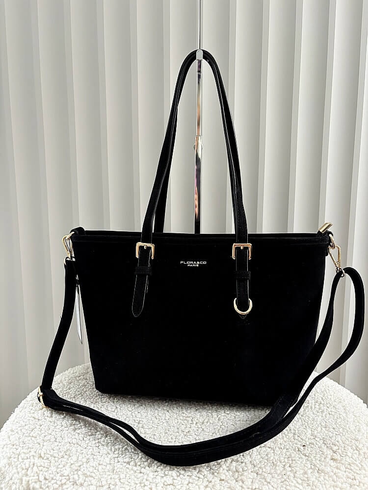 Flora&Co shopperka zamszowa